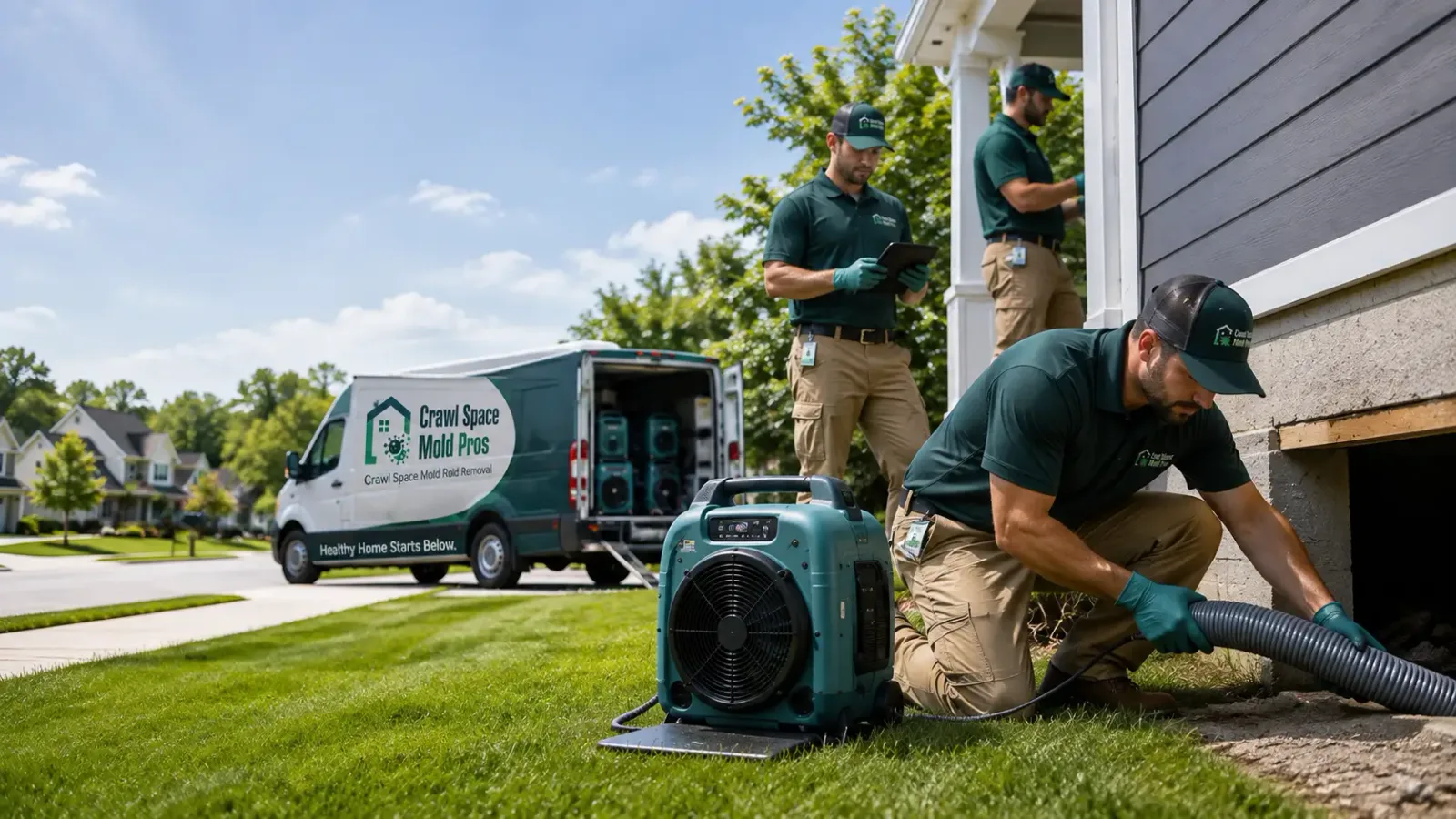 Crawl Space Mold Removal in Farmersville, OH